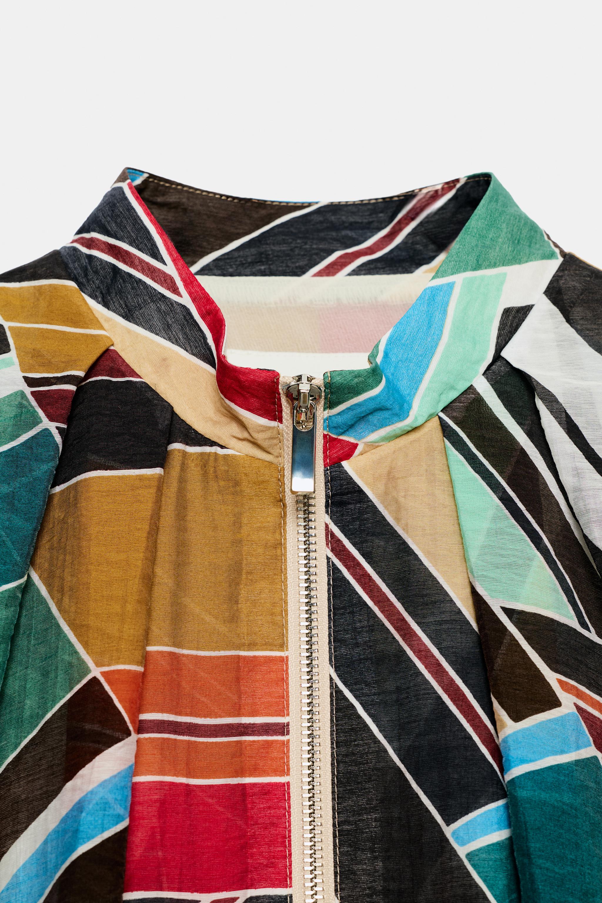 BLOUSON BOMBER IMPRIMÉ